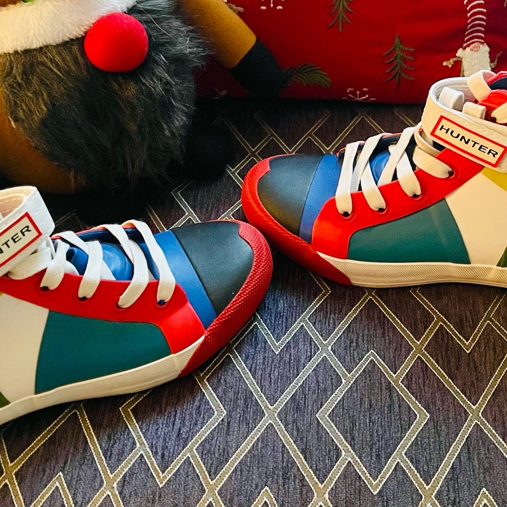 Hunter Interstellar High Top Sneaker Boots Multicolor Rubber